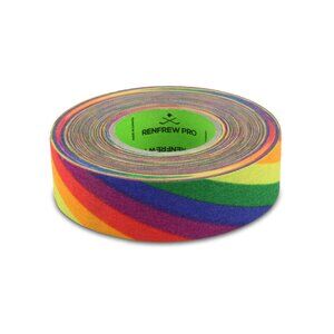 Renfrew Pro Hockey Tape, Rainbow, 24-mm x 18-m